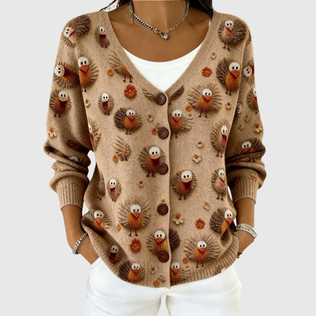 RAMONA - CHAQUETA DE PUNTO CON BOTONES