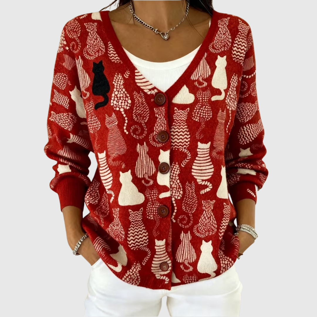 VITTORIA - CHAQUETA DE PUNTO CON BOTONES