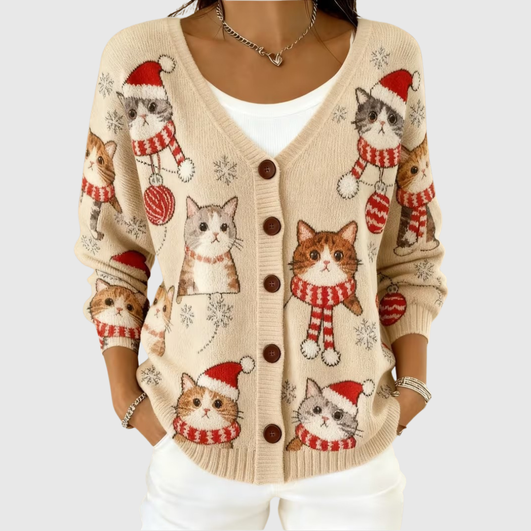 CATERINA - CHAQUETA DE PUNTO CON BOTONES