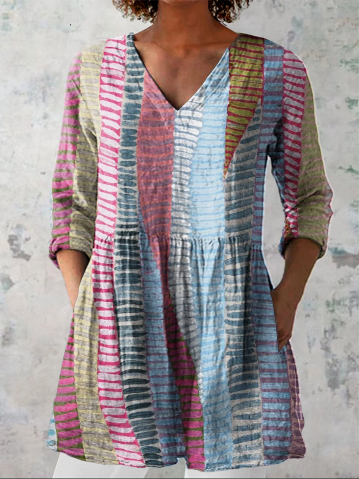 NOA - BLUSA LARGA DE ESTAMPADO