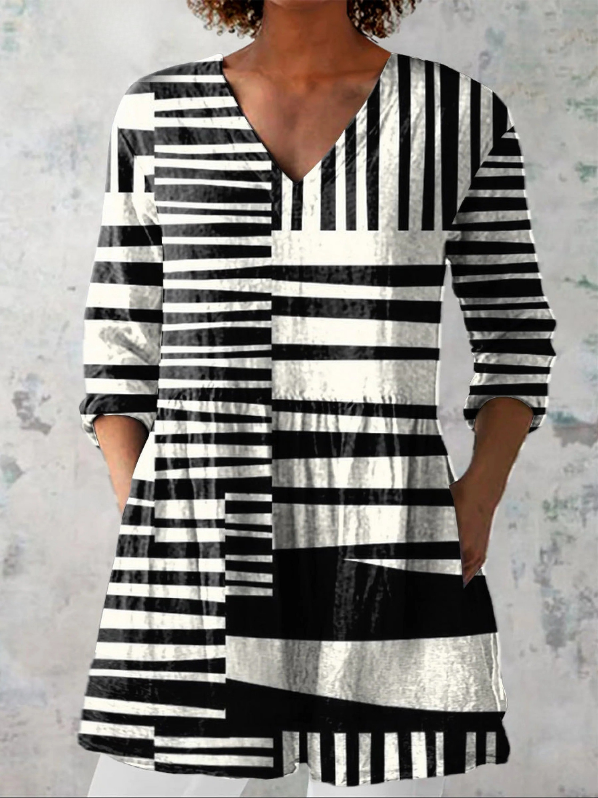 QUINN - BLUSA LARGA DE ESTAMPADO