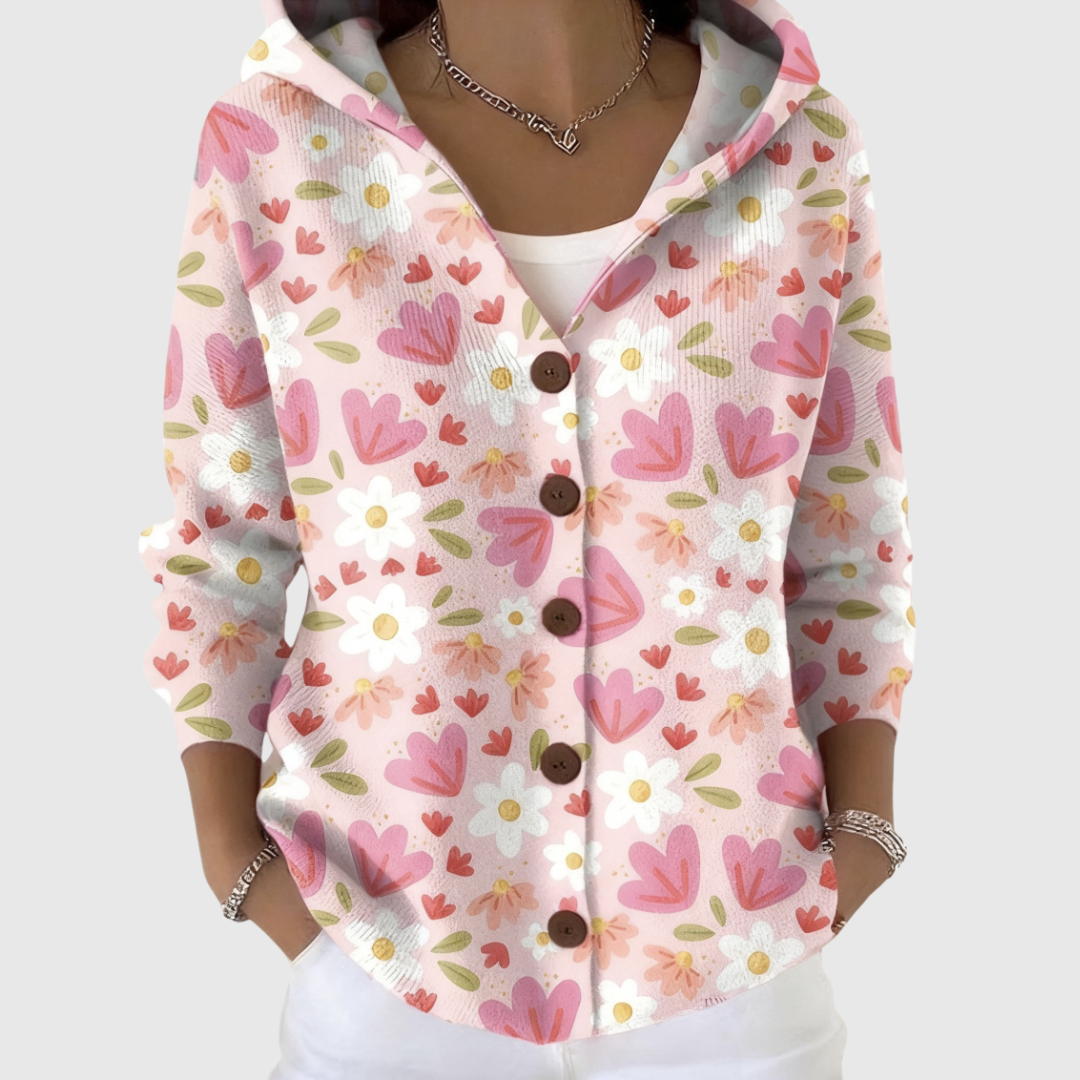ELSA - CHAQUETA DE PUNTO CON CAPUCHA