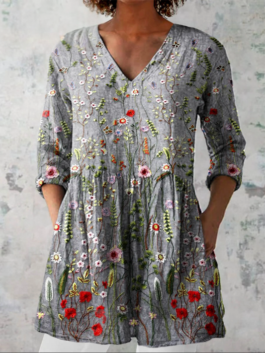 SLOANE - BLUSA LARGA DE ESTAMPADO
