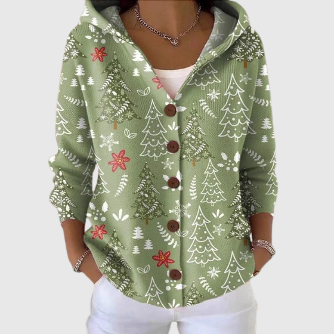 CHIARA - CHAQUETA DE PUNTO CON CAPUCHA