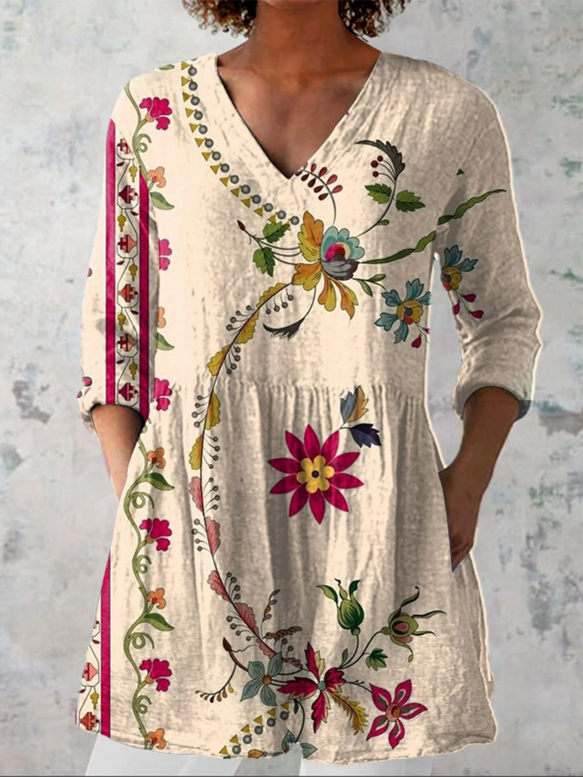 ARIA - BLUSA LARGA DE ESTAMPADO