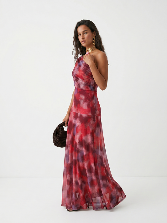 CARLA - VESTIDO LARGO ELEGANTE