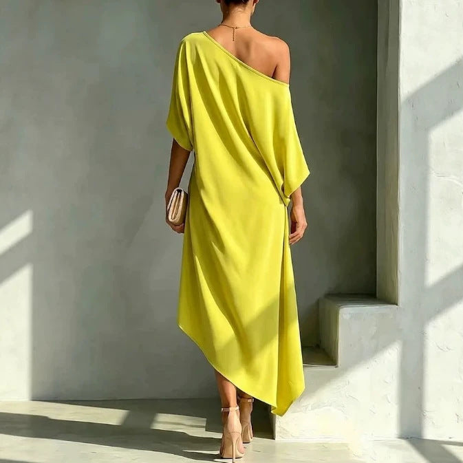 CAMILA - VESTIDO ASIMÉTRICO ELEGANTE