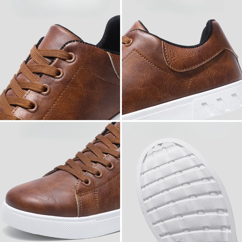 BERLIN - ZAPATILLAS RETRO DE CUERO