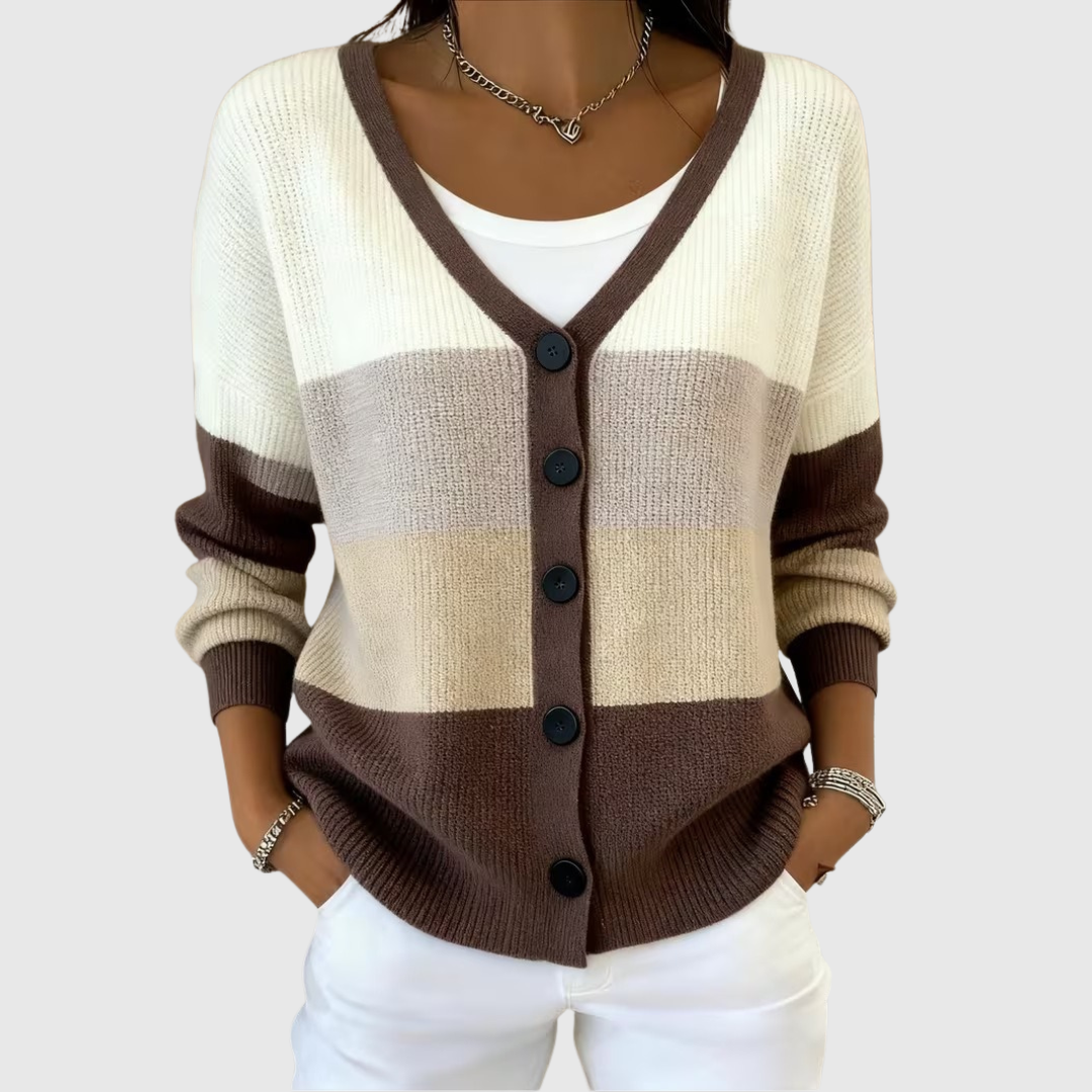 FELICIA - CHAQUETA DE PUNTO CON BOTONES
