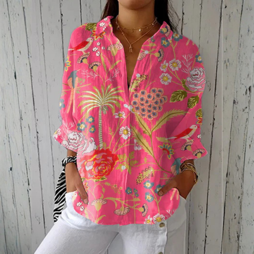 CHLOE - BLUSA ESTAMPADA