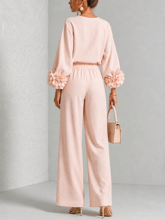 ROSALIE - CONJUNTO DE DOS PIEZAS CON DETALLE FLORAL