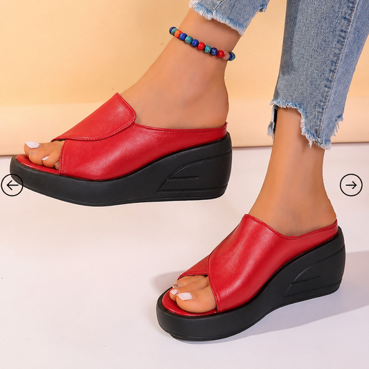 CELINE - SANDALIAS ORTOPÉDICAS CON CUÑA
