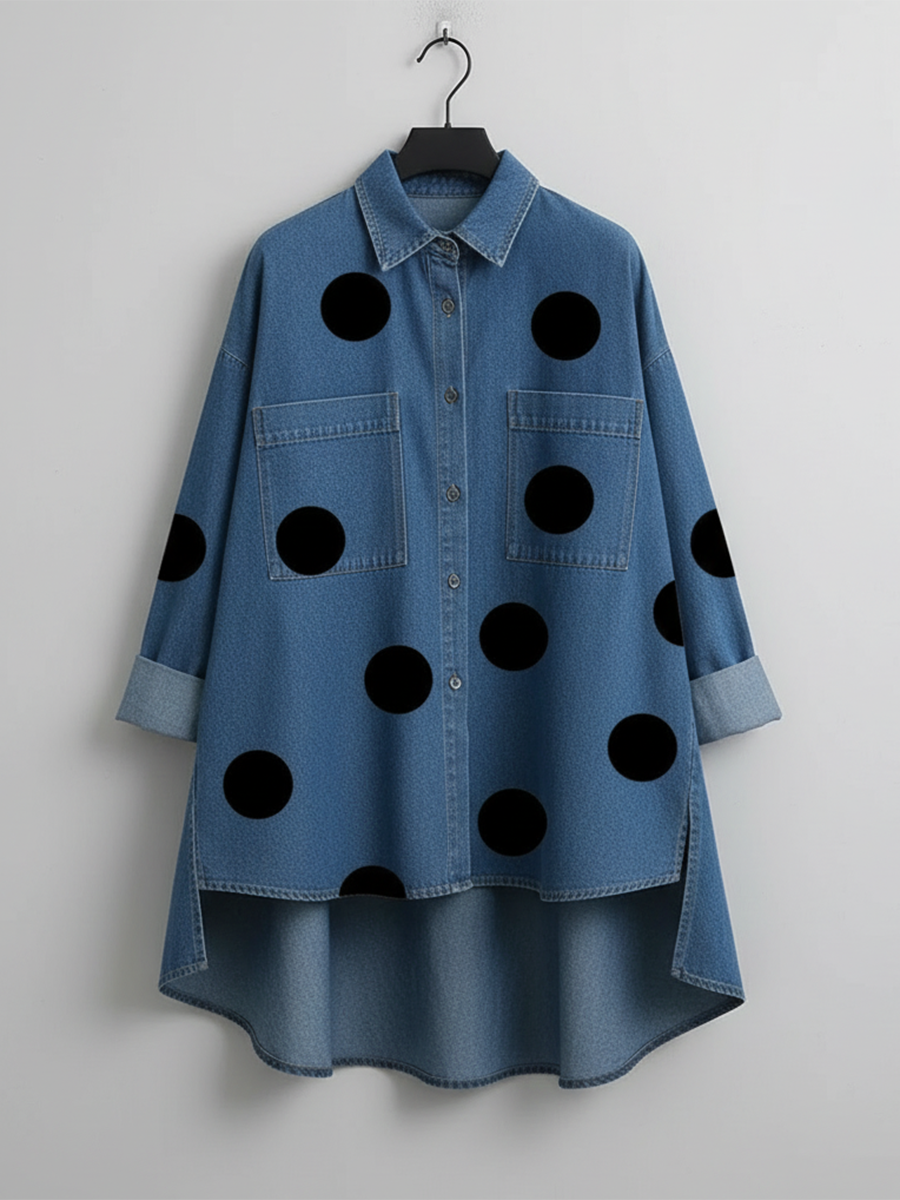 SUSANNA - SOBRECAMISA DE LUNARES