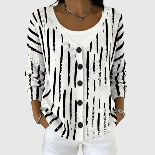 LEONORA - CHAQUETA DE PUNTO CON BOTONES