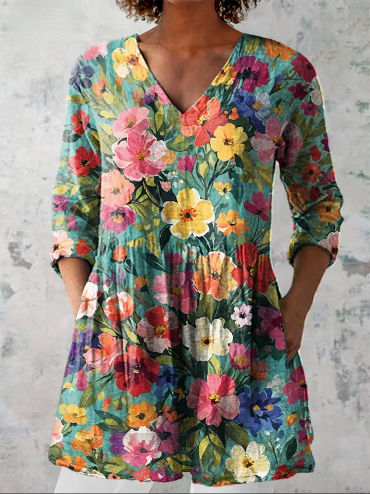 KEIRA - BLUSA LARGA DE ESTAMPADO
