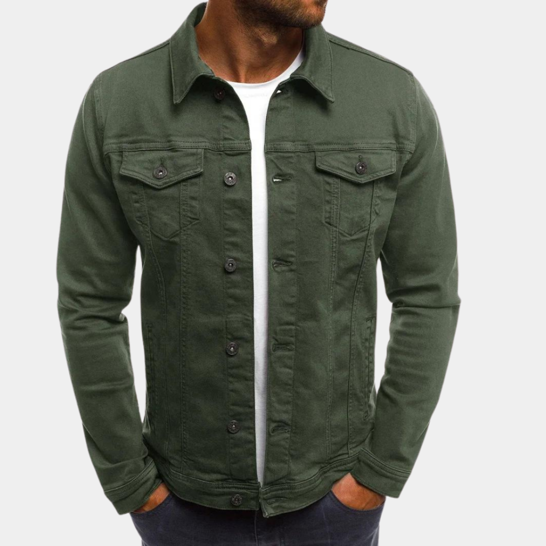MAURO | TRUCKER-JACKE MIT KNÖPFEN