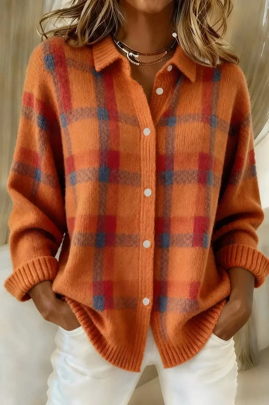 MEGAN - CARDIGAN A CUADROS