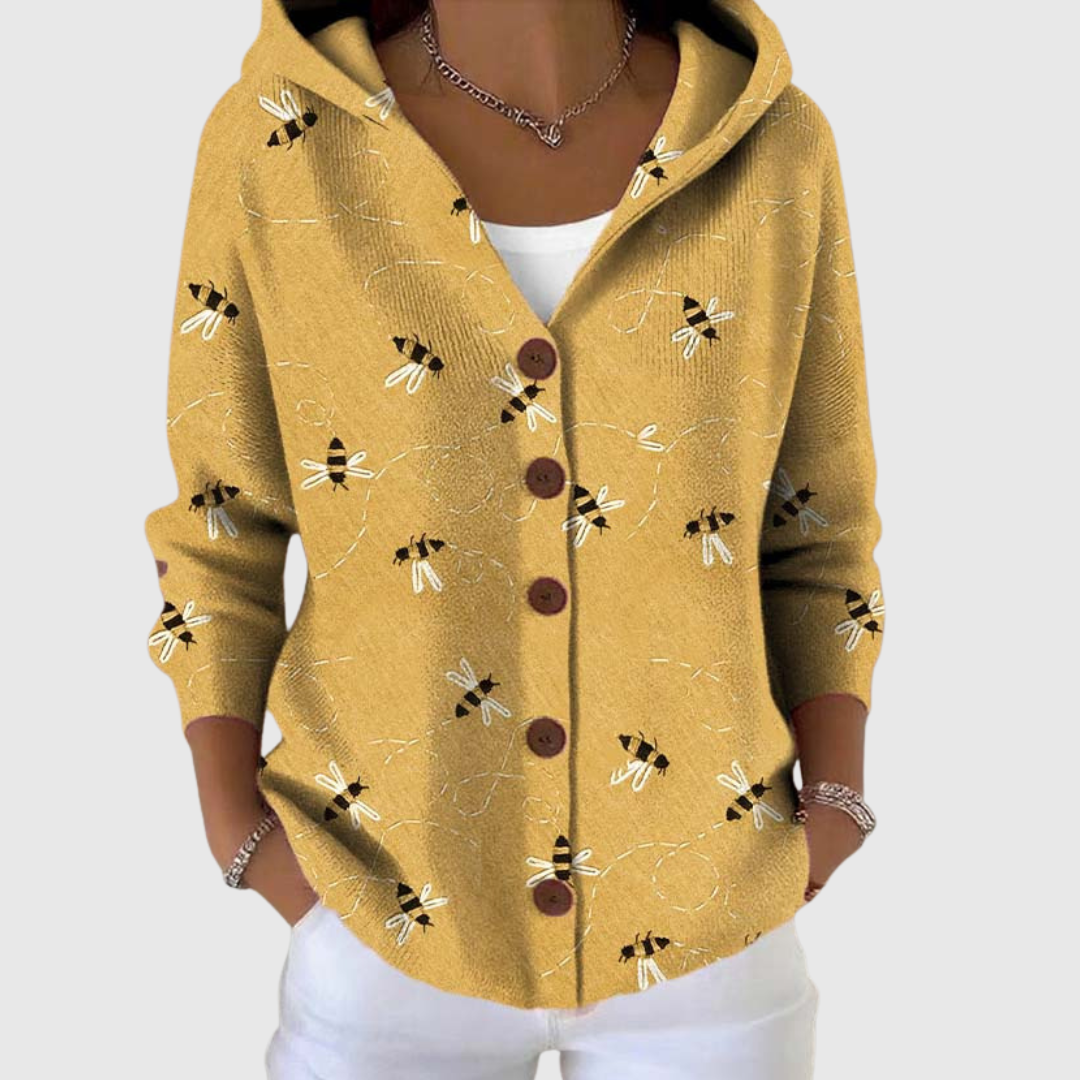 ISABELLA - CHAQUETA DE PUNTO CON CAPUCHA