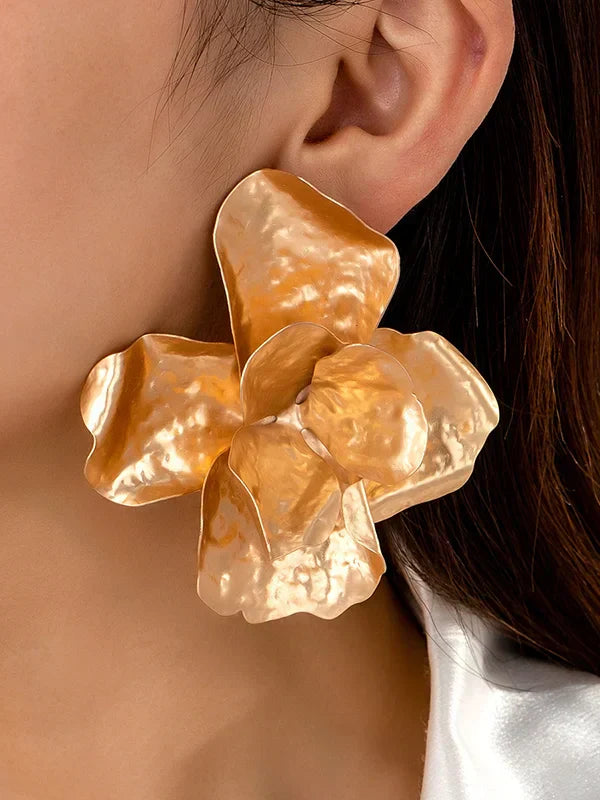 FLORA - PENDIENTES FLOR BRILLANTE
