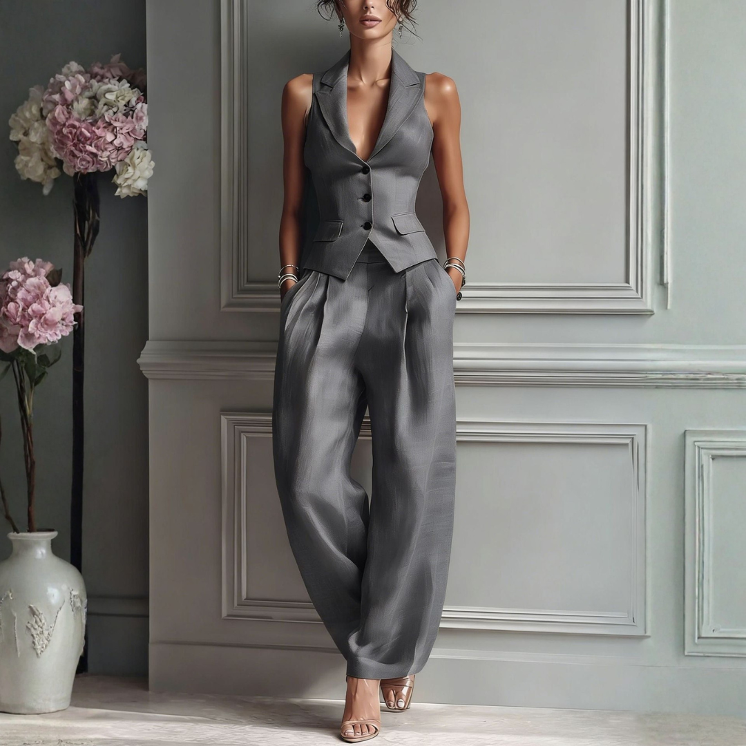 GEMMA | ZWEITEILIGES SET MIT V-AUSSCHNITT