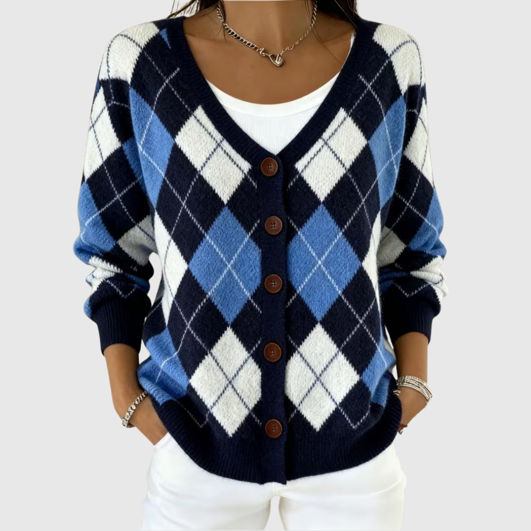 SOLIDEA - CHAQUETA DE PUNTO CON BOTONES
