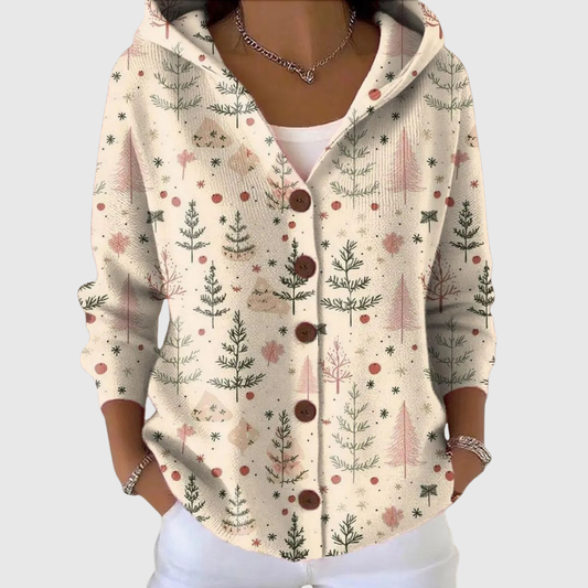MARCELLA - CHAQUETA DE PUNTO CON CAPUCHA