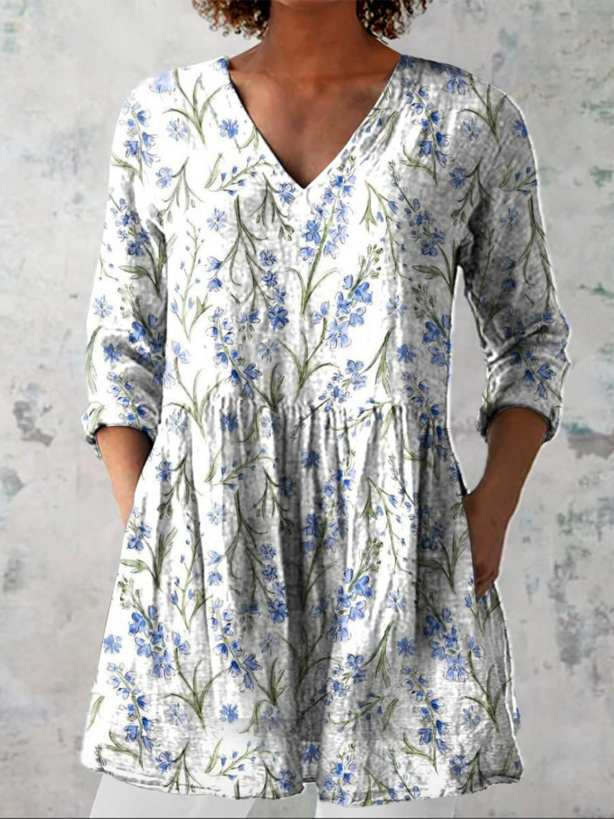 BRIELLE - BLUSA LARGA DE ESTAMPADO