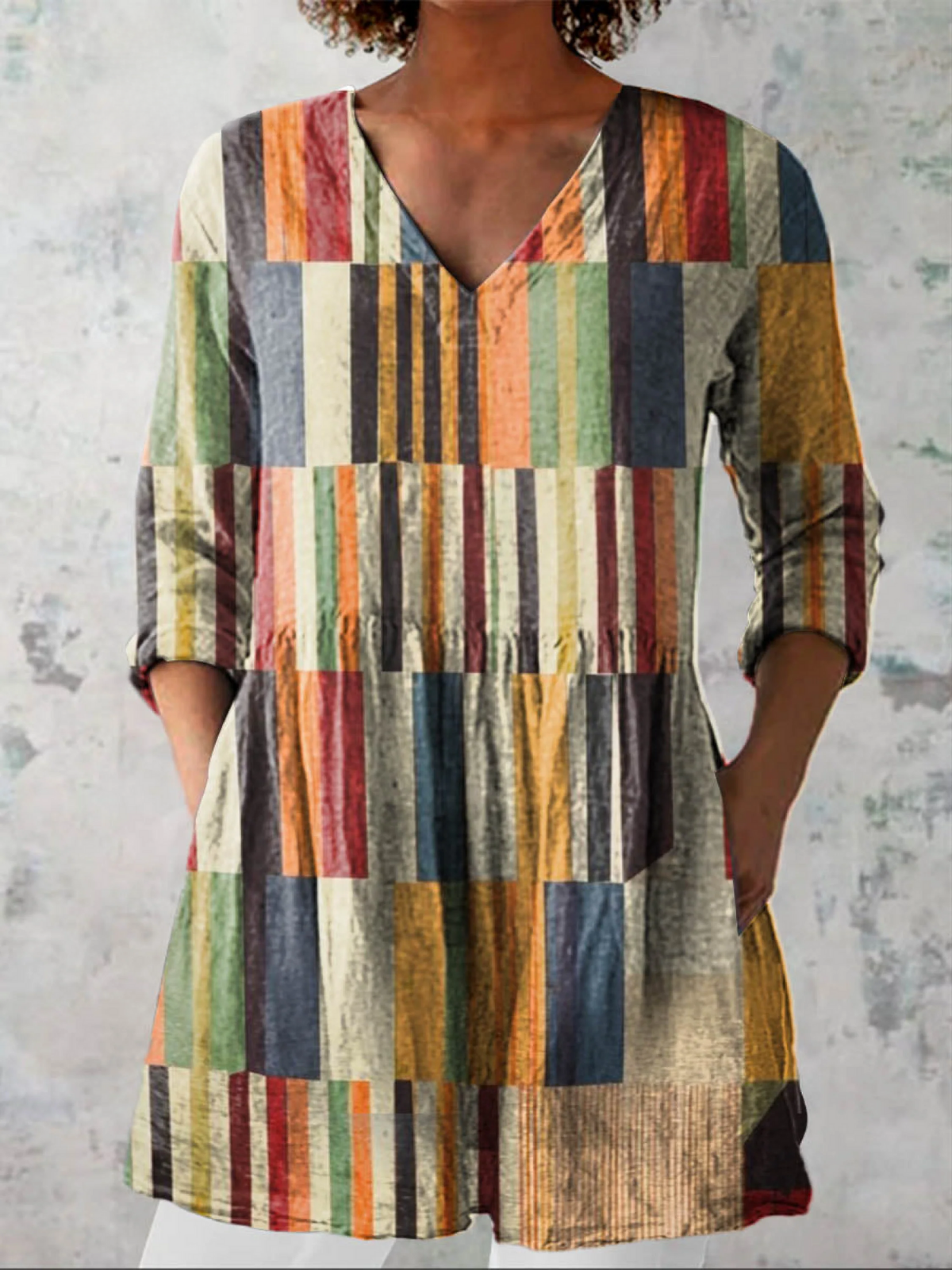 AVERY - BLUSA LARGA DE ESTAMPADO