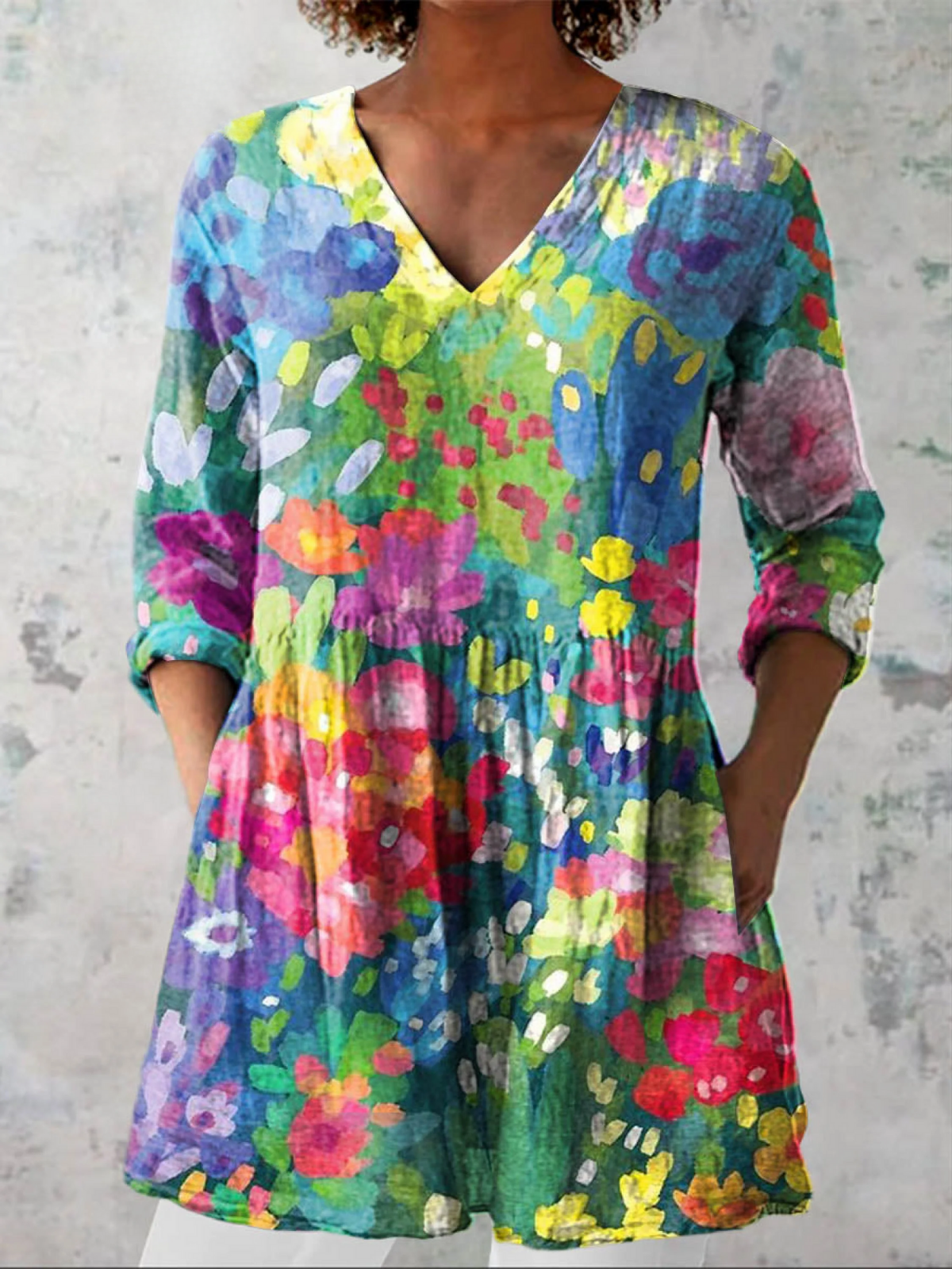 EDEN - BLUSA LARGA DE ESTAMPADO