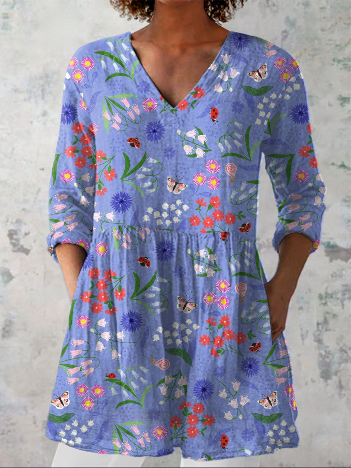 AMELIE - BLUSA LARGA DE ESTAMPADO