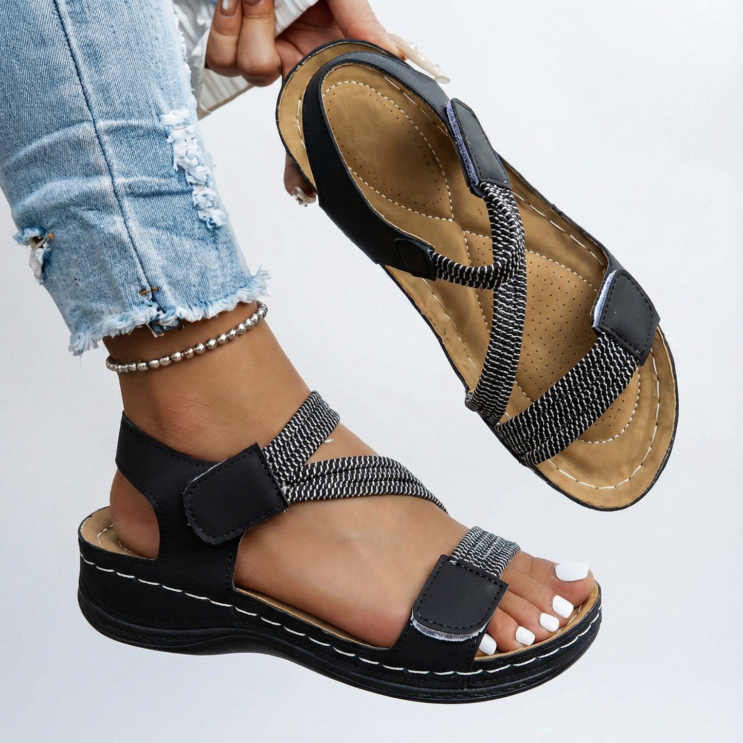 Juanita - Sandalias ortopédicas de confort
