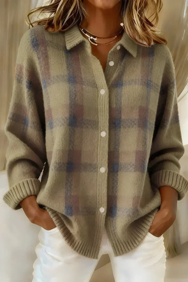 TAYLOR - CARDIGAN A CUADROS