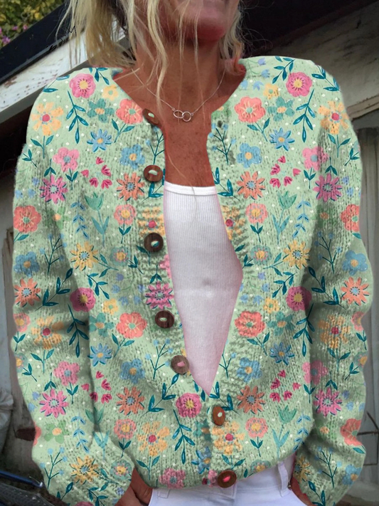 FOXFIELD - REBECA FLORAL DE PUNTO