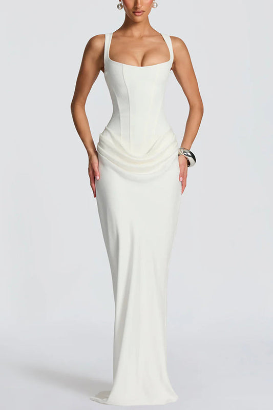 Éléonore | Vestido Maxi con Escote Cuadrado