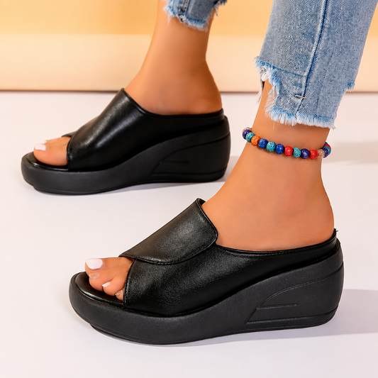 CELINE - SANDALIAS ORTOPÉDICAS CON CUÑA