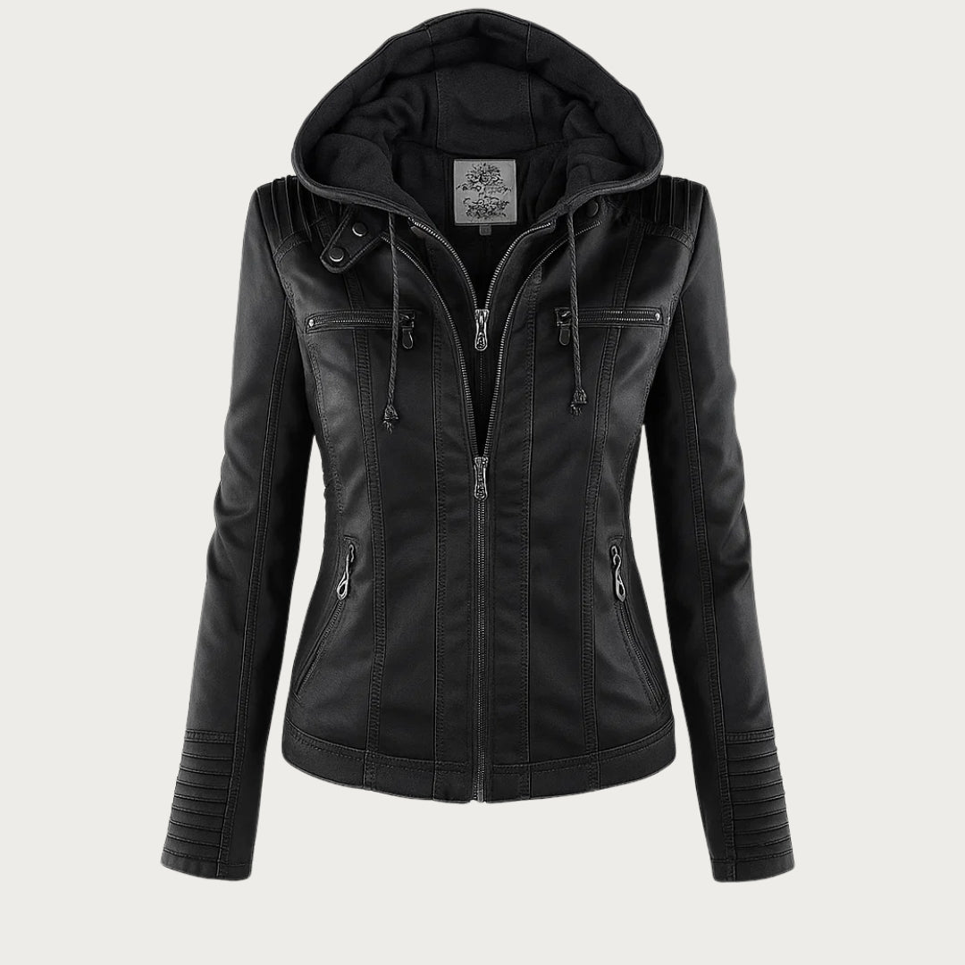 Flavia | Chaqueta de Piel Robusta y Elegante