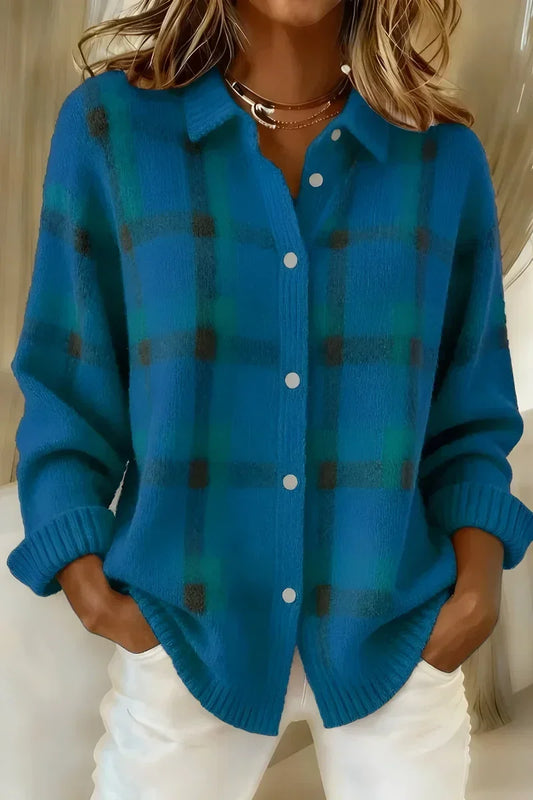 KELSEY - CARDIGAN A CUADROS