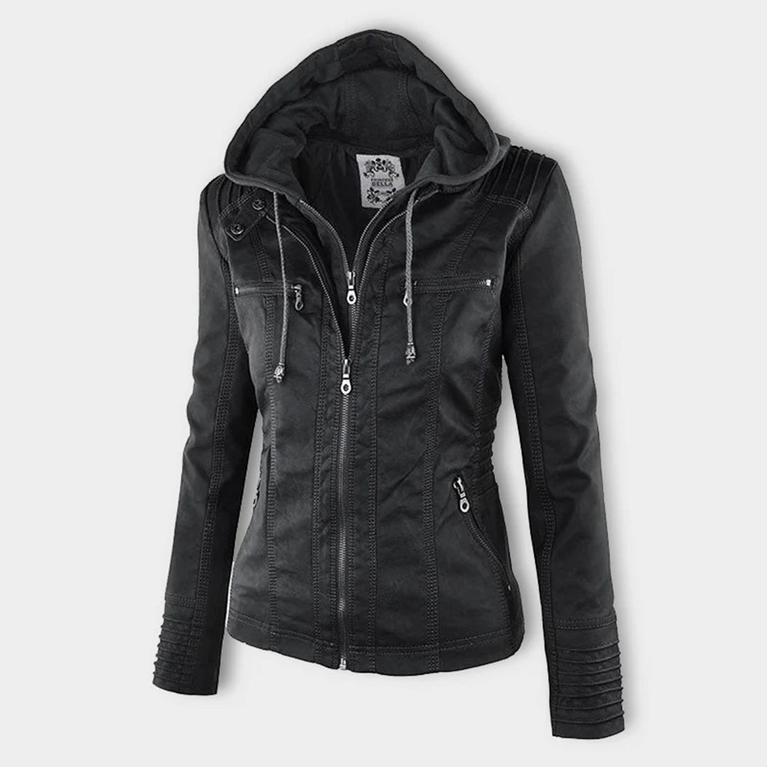 Flavia | Chaqueta de Piel Robusta y Elegante