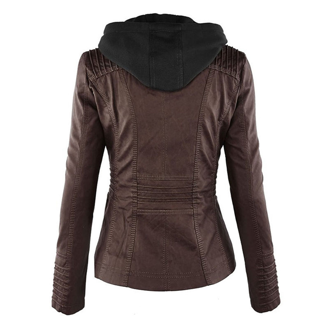 Flavia | Chaqueta de Piel Robusta y Elegante