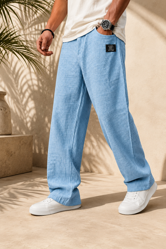 MARCO - PANTALONES DE LINO CASUAL PREMIUM