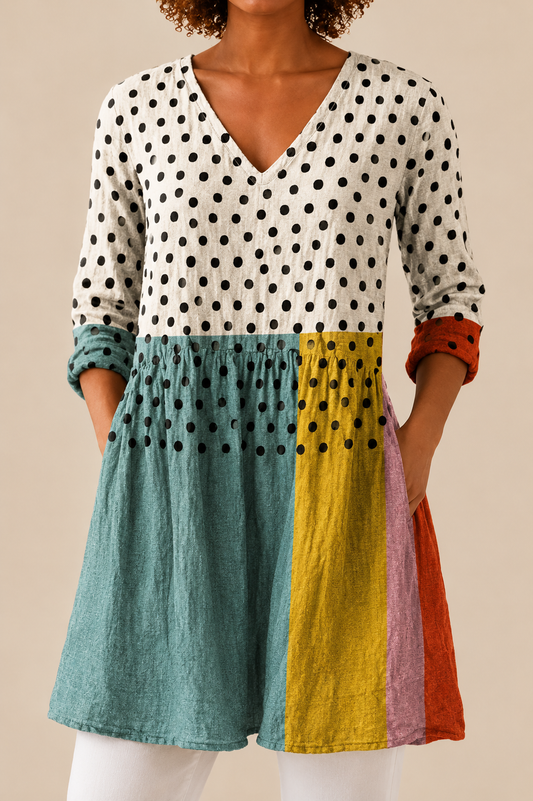 NOLA - BLUSA LARGA DE ESTAMPADO