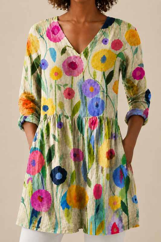 REMI - BLUSA LARGA DE ESTAMPADO