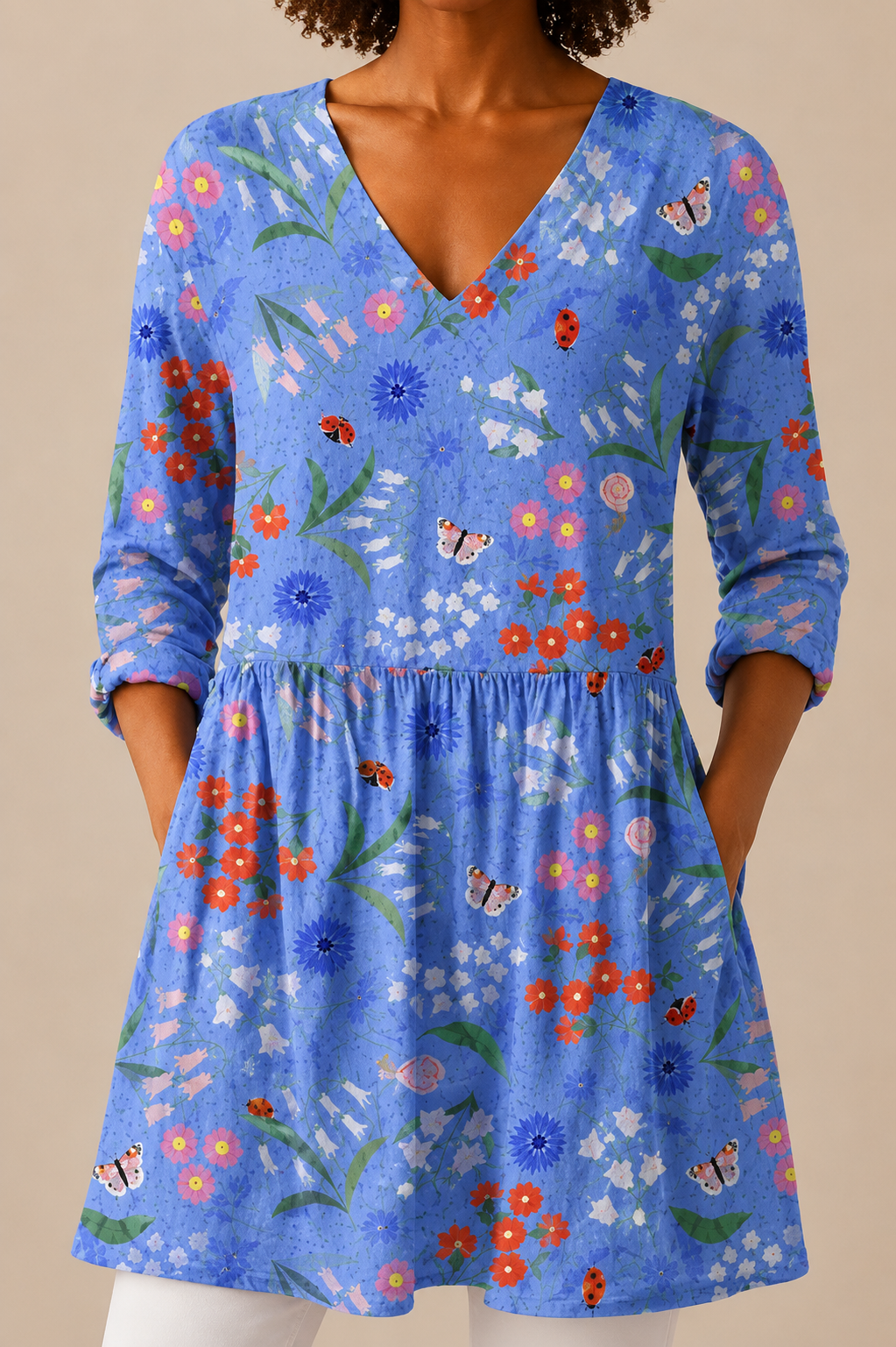 AMELIE - BLUSA LARGA DE ESTAMPADO