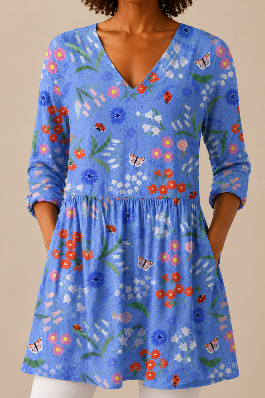 AMELIE - BLUSA LARGA DE ESTAMPADO