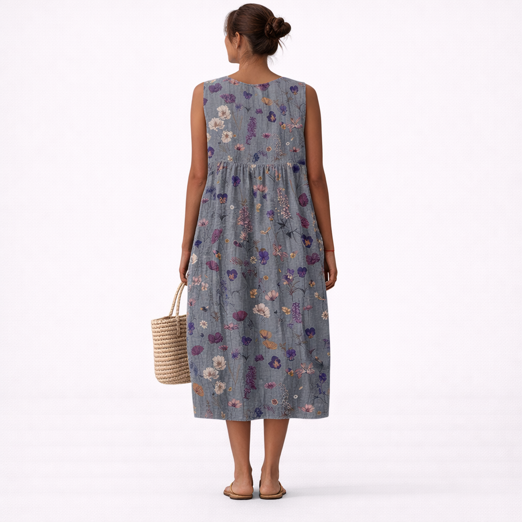 SERENA - VESTIDO MIDI DE DIARIO