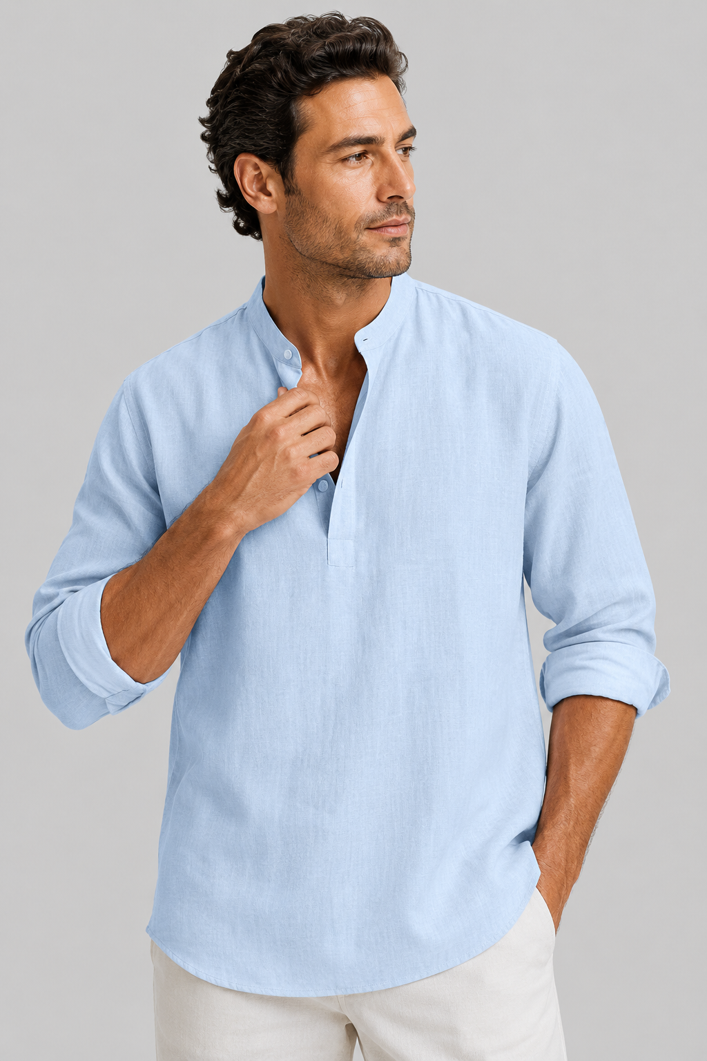MARCHETTI - CAMISA TRANSPIRABLE DE LINO