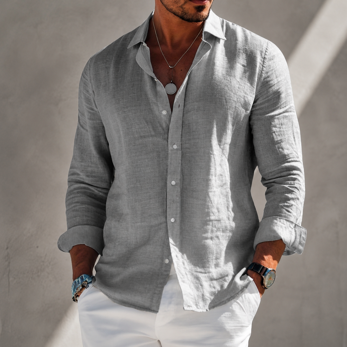MARCHETTI - CAMISA LIGERA DE VERANO