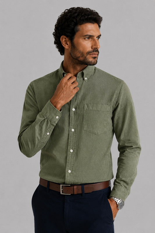 CARLOS - CAMISA INFORMAL DE ALGODÓN