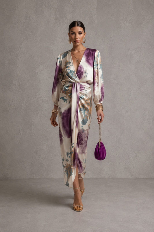 FRANCESCA - VESTIDO MIDI FLORAL