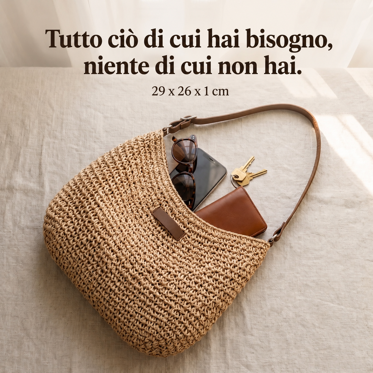 DINA - BOLSO TEJIDO ELEGANTE